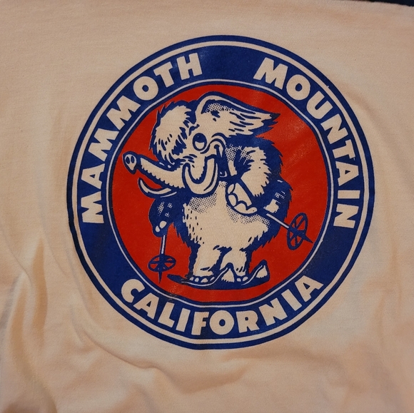 Vintage Mammoth Mountain CA Jersey tshirt single stitch - Picture 4 of 4